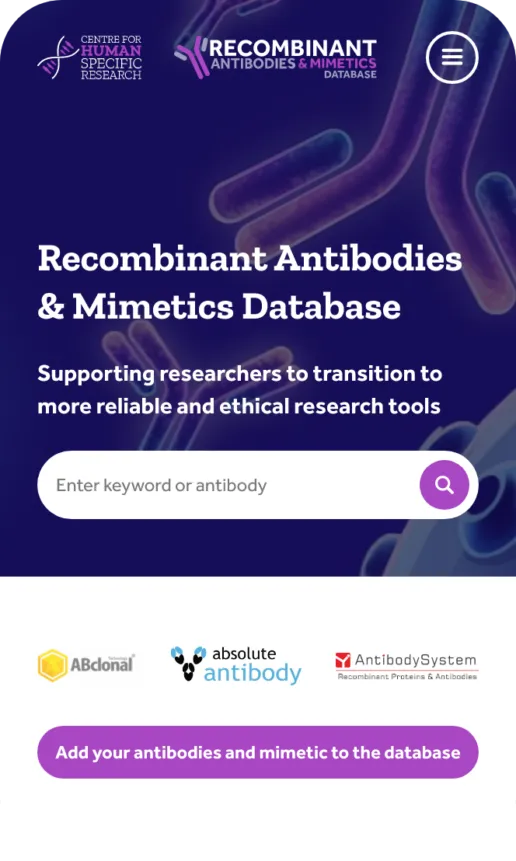 Animal Free Research UK web design homepage