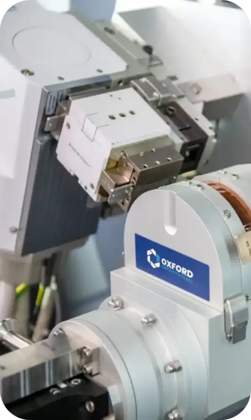 Oxford Cryosystems web design on a mobile device