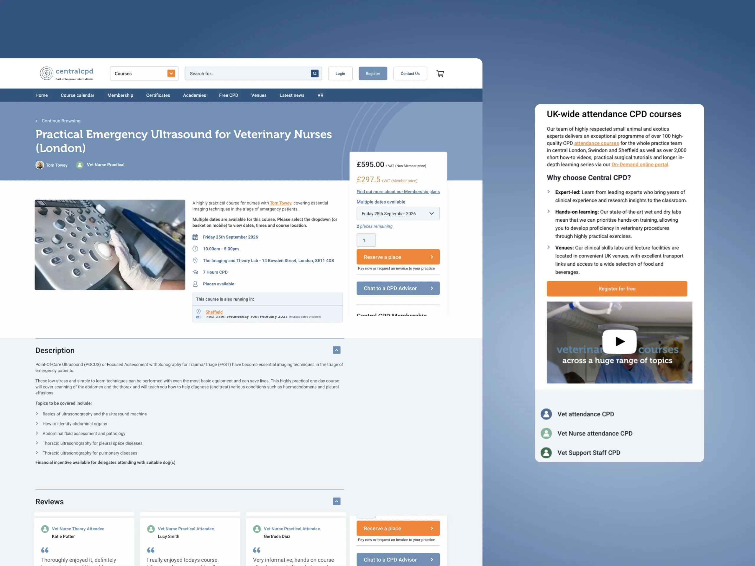 Central CPD e-commerce