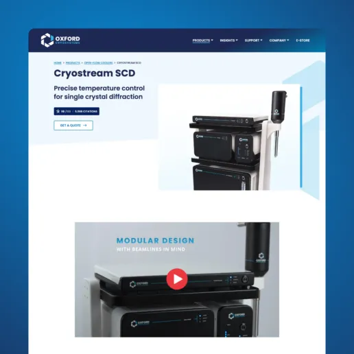 OxCryo web design