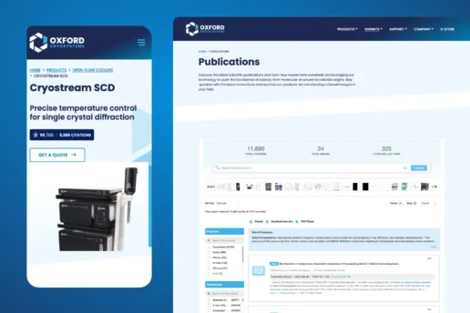 OxCryo web design