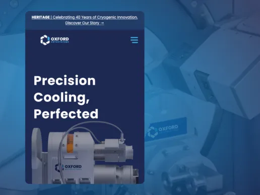 OxCryo web design