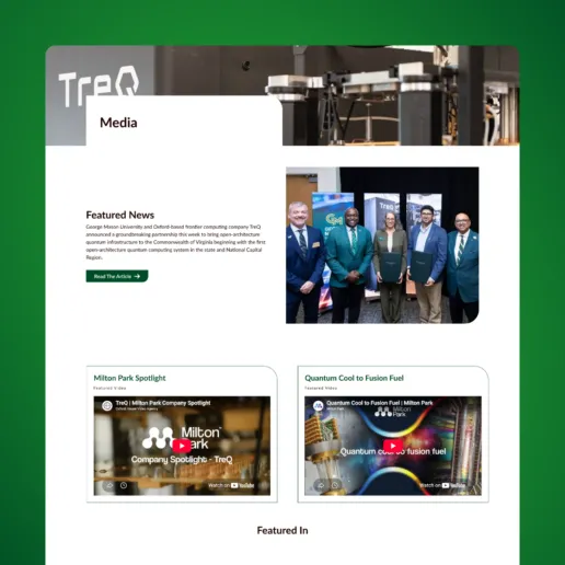 TreQ web design