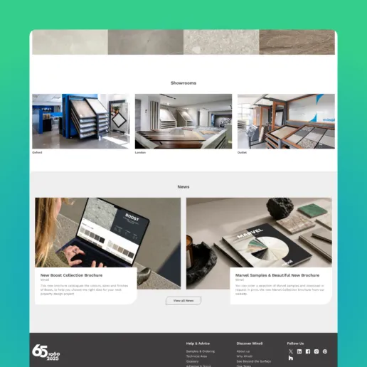 Web design Minoli square