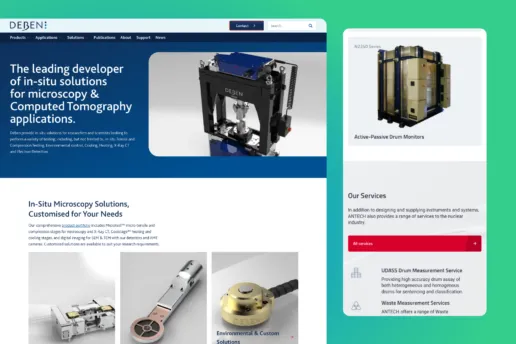 Web design Deben Antech